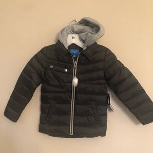 Perry Ellis Quilted Hooded Puffer Coat